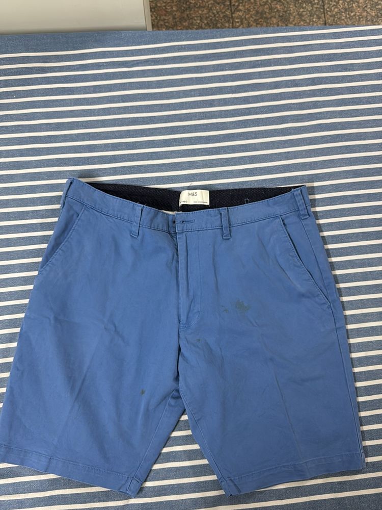 Marks And Spencers Mens Shorts Waist 34"