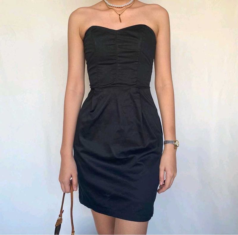 H&M Tube Black Dress