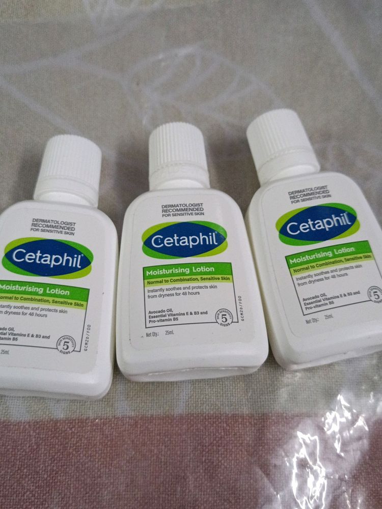 Combo Of 3 Mini Cetaphil Moisturing Lotion