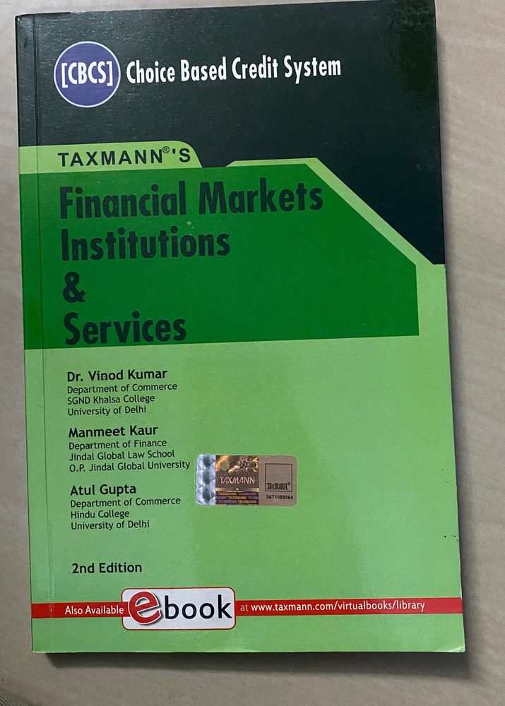 Financial Markets Institutions & Services