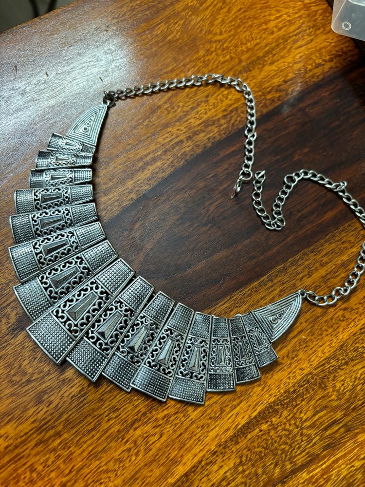 Oxidised Western Necklace