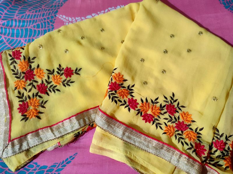 Yellow Saree