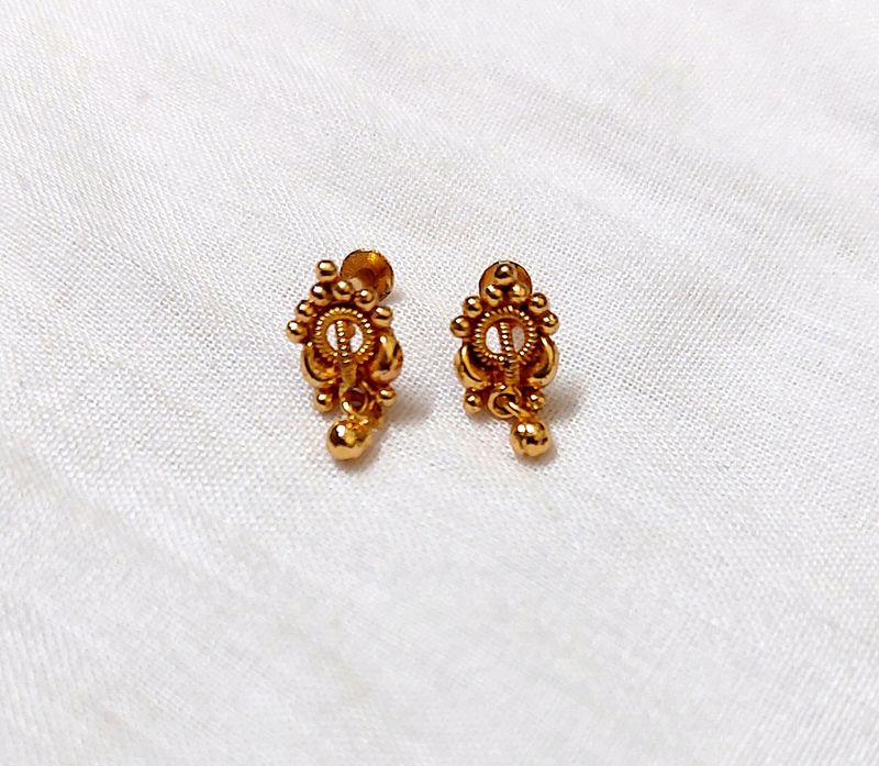 Gold Plated Stud Earings