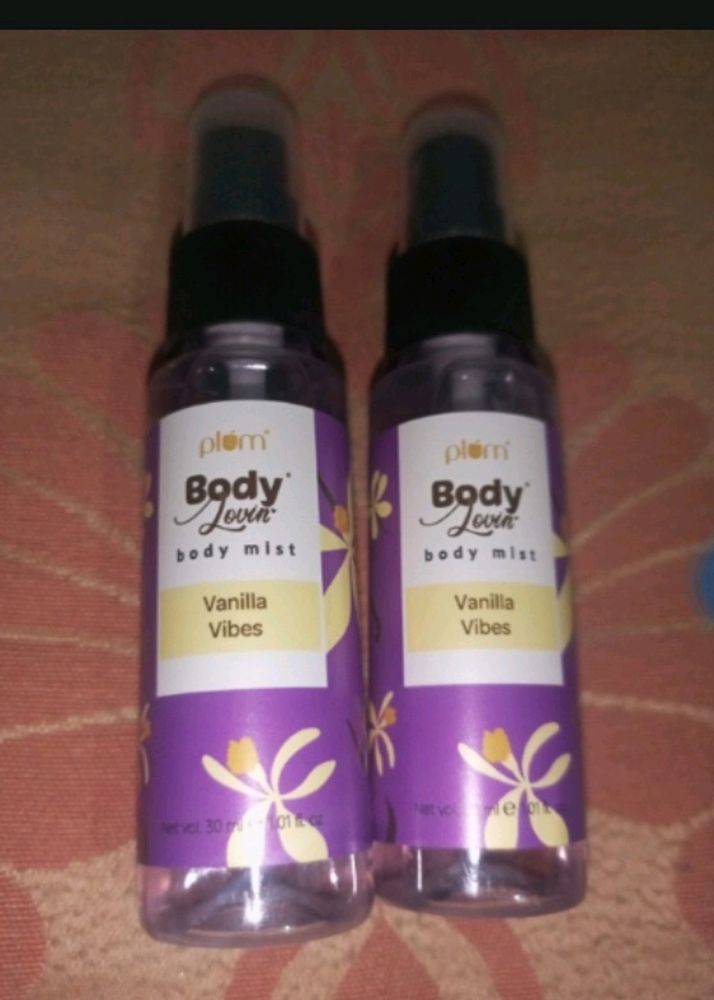 Plum Body Lovin Vanilla Vibes Mist .