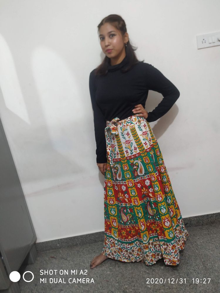 Wrap And Round Skirt