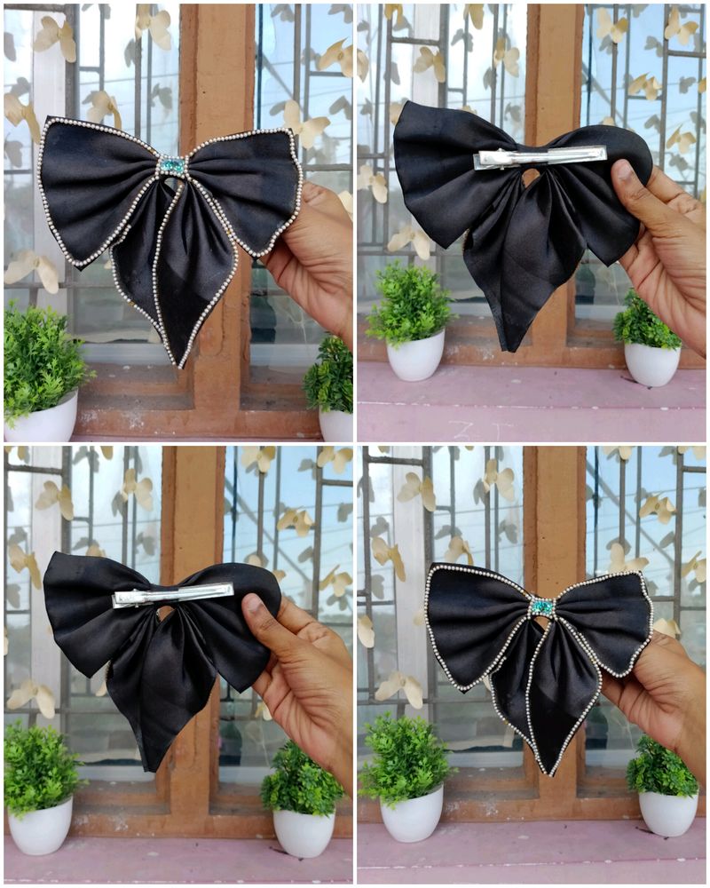 Black HairBow