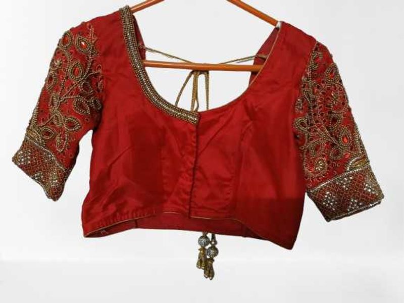 Festive Aari Worked Blouse