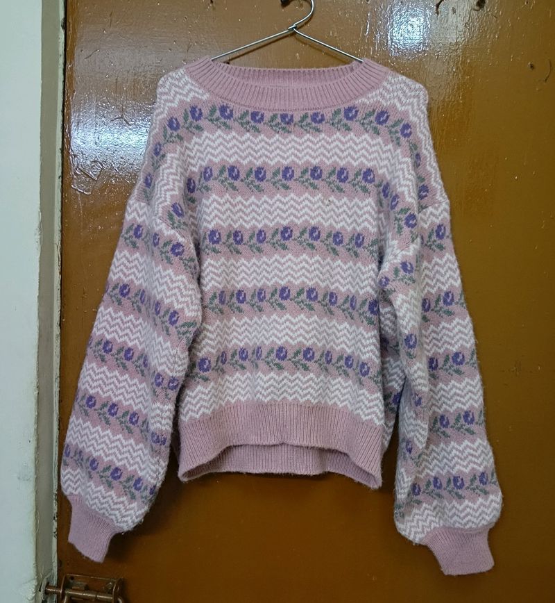 Lavender Oversized Pullover