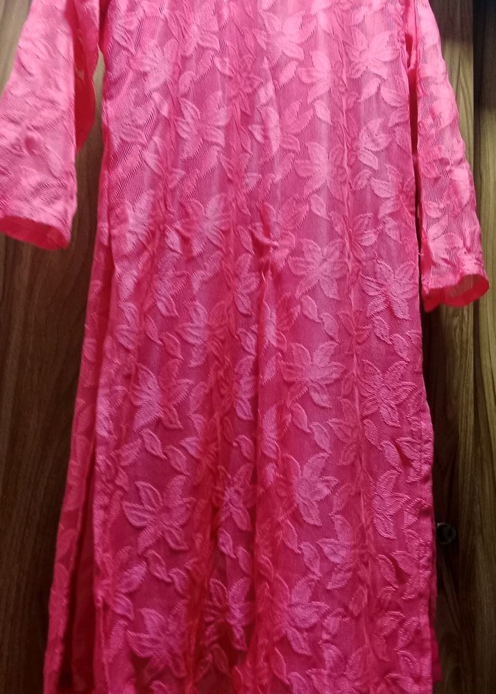 Fluorescent Pink Kurti