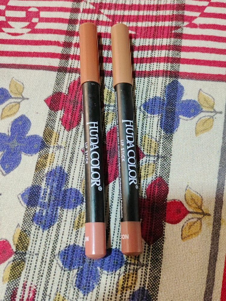 HUDA COLOR CRAYON LIPSTICK COMBO OF 2