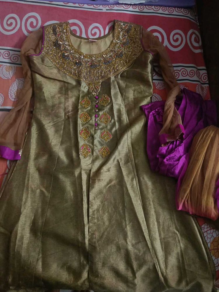 Anarkali Kurti Set