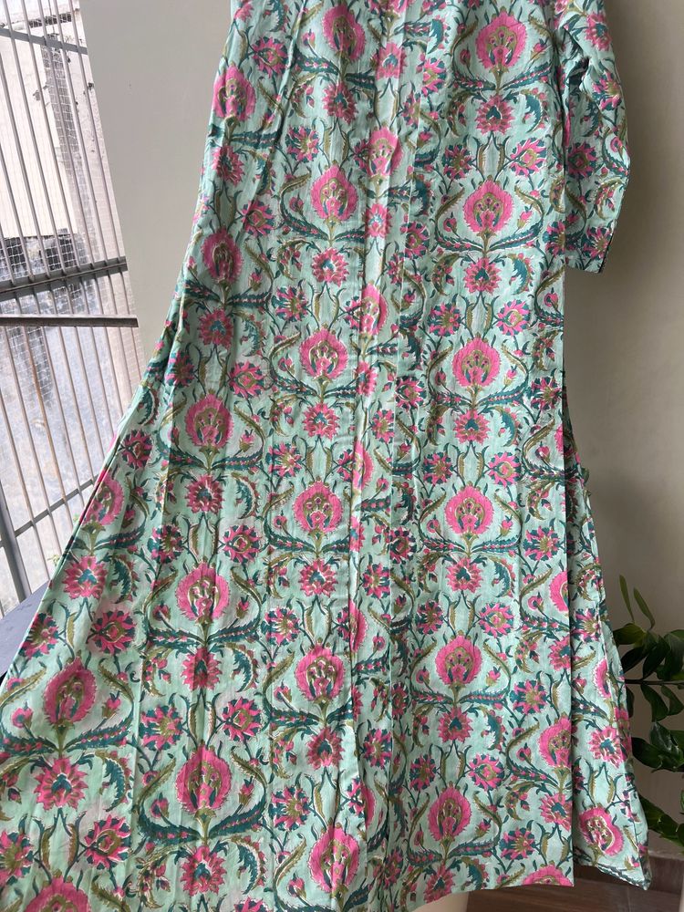 Long Over Dress- Floral Print