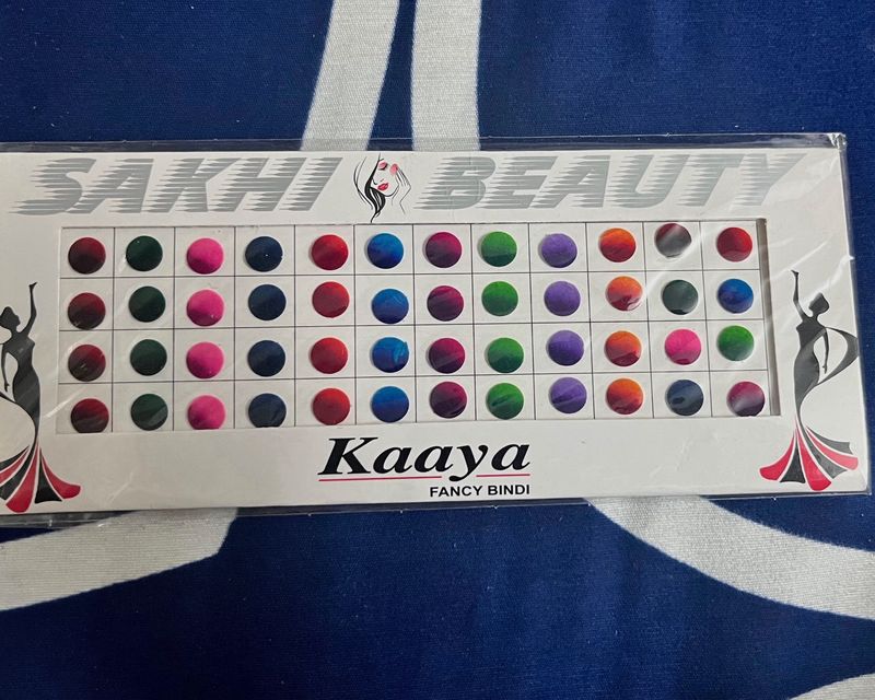 Multi Colours Bindi Pack Of 2 Pacets