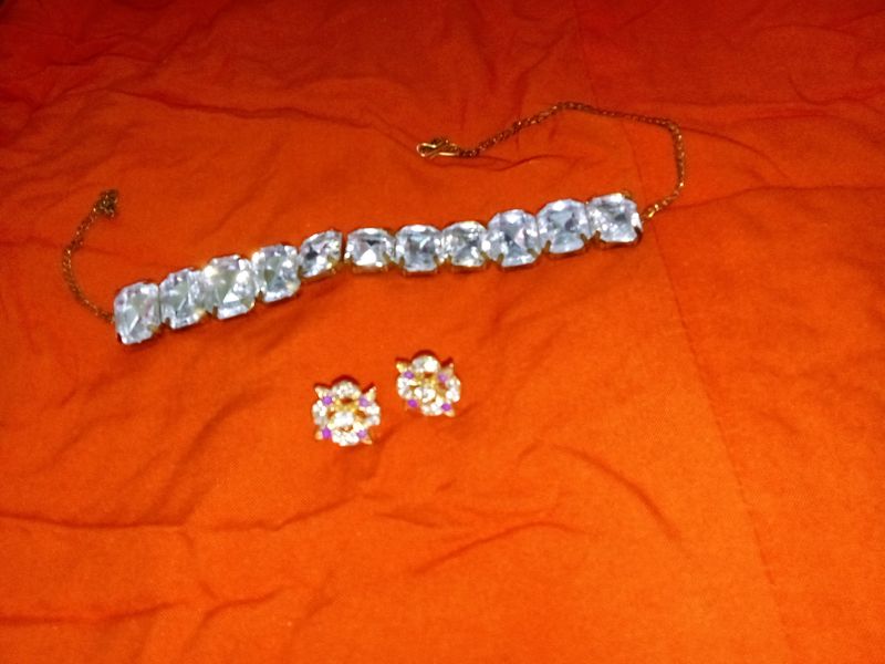 Fancy Necklace And Earrings