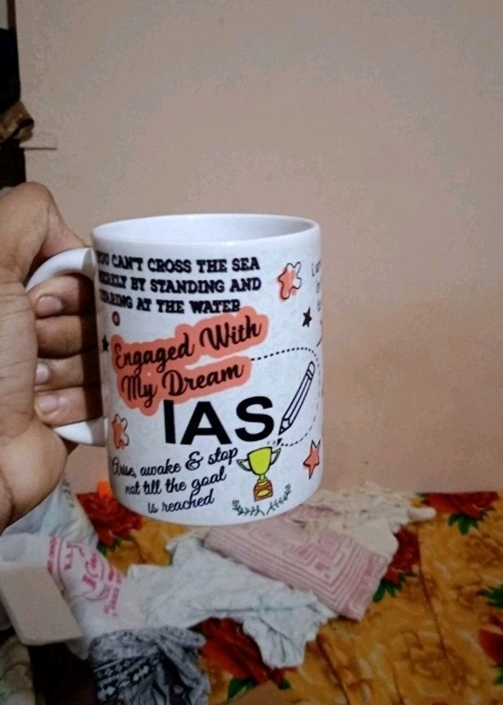 Ias Printed Cup For Motivated Students