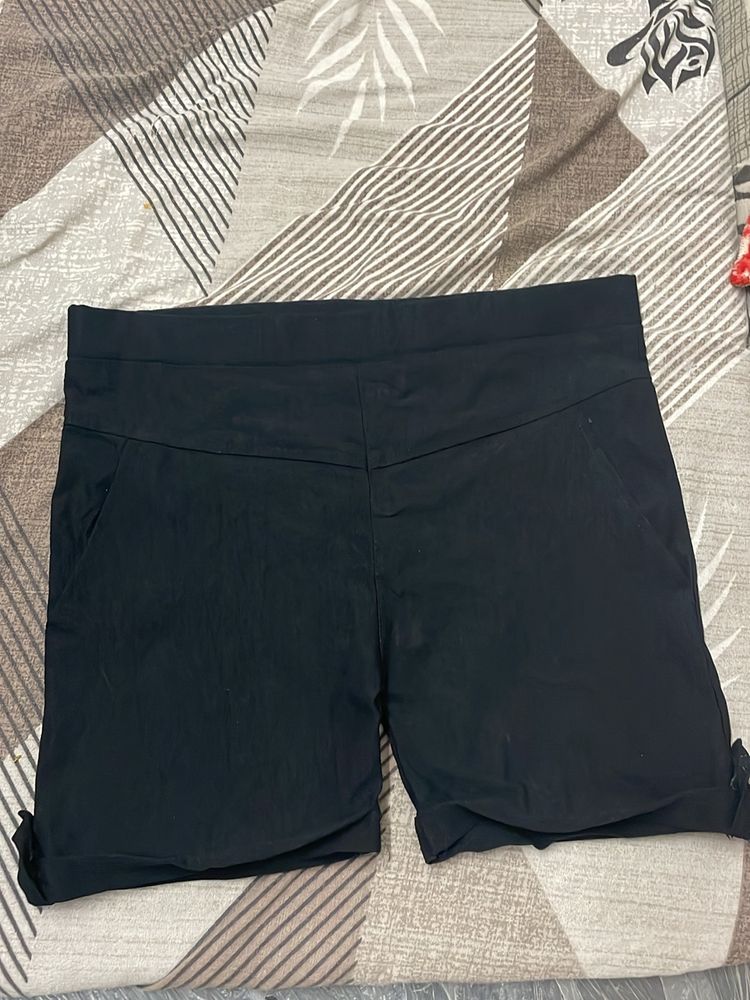 Black Dennim Shorts