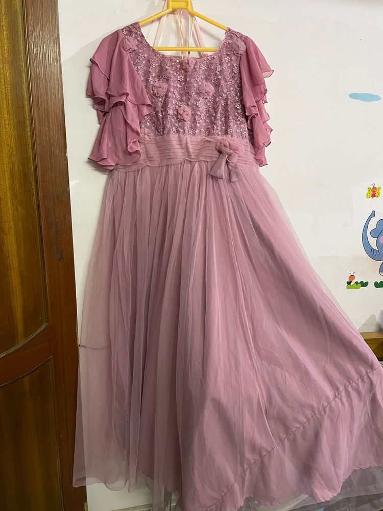 Dusky Pink Party Gown (Unused)