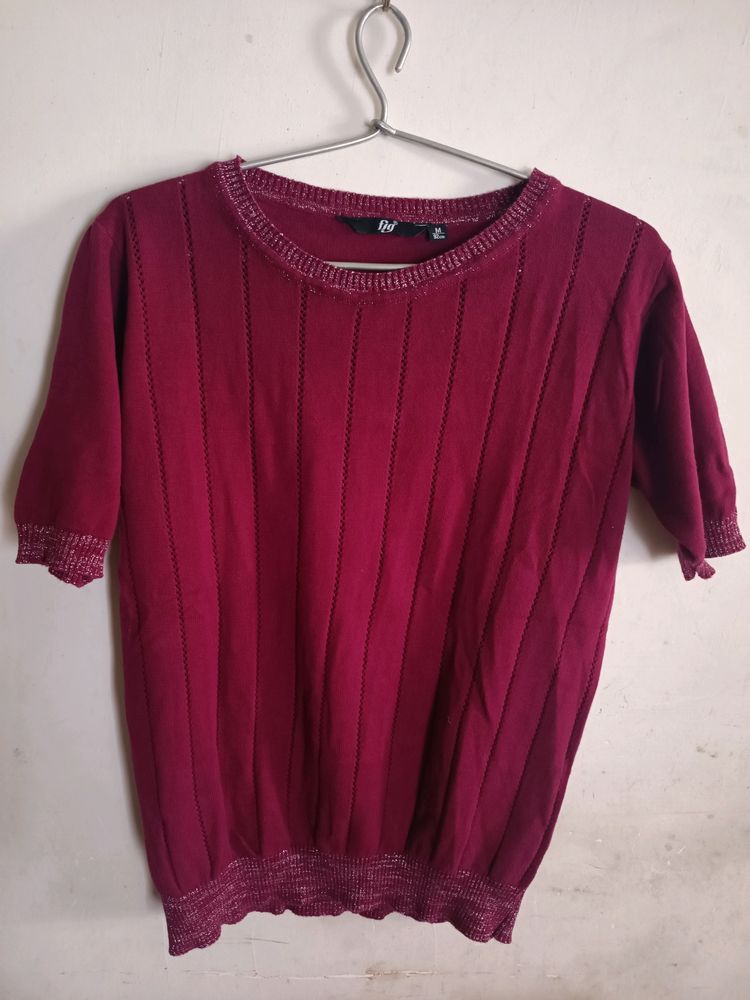 Fig Maroon Pullover