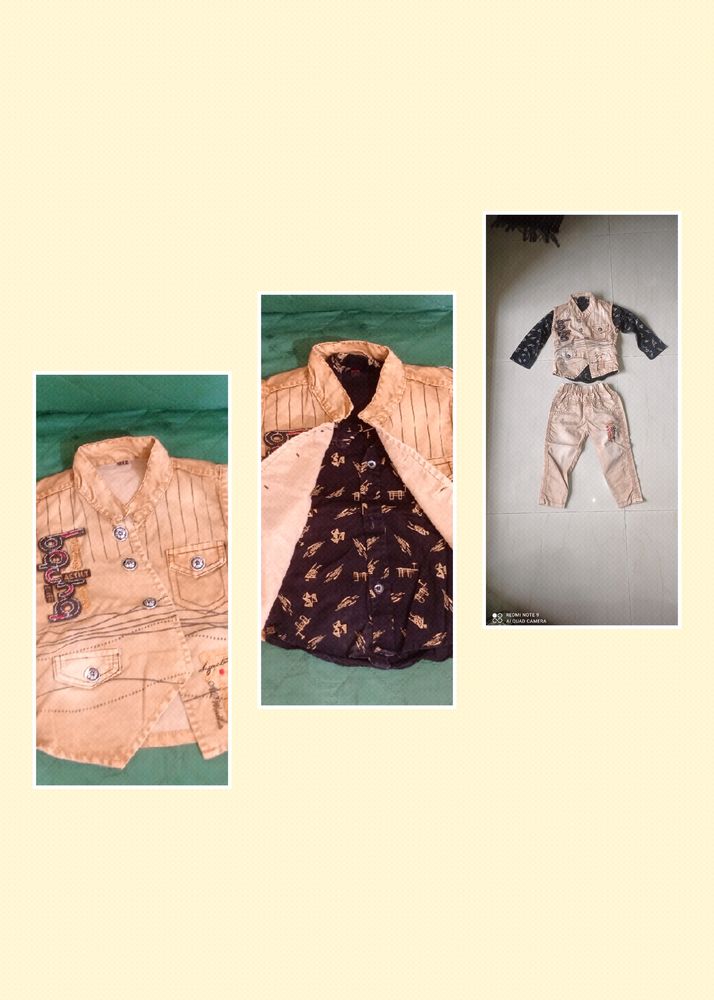 3 Piece Dress For Baby Boy