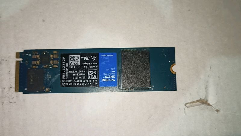 500 Gb Nvme SSD