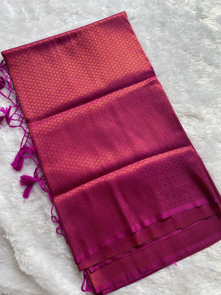 Brand New Soft Silk Saree With Blouse Piece