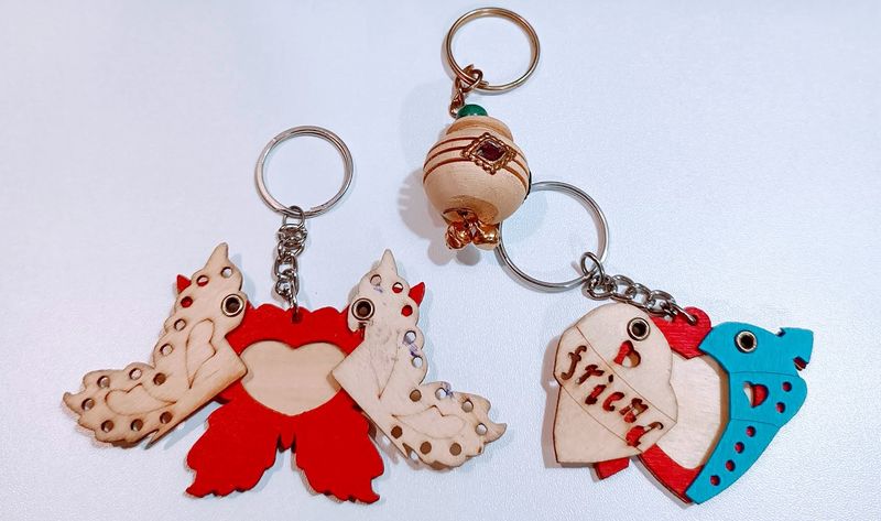 Wood Keychains