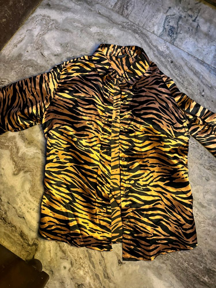 Tiger Print Shirt