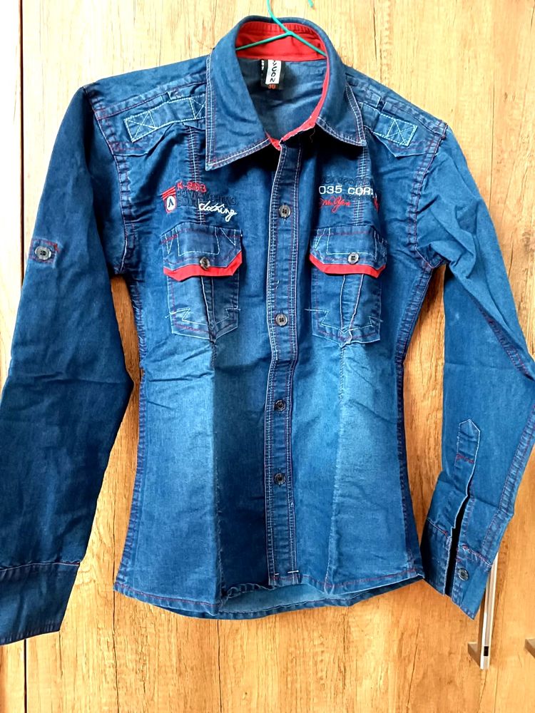 Denim Shirt For Boys Aged 6 To 9 Years