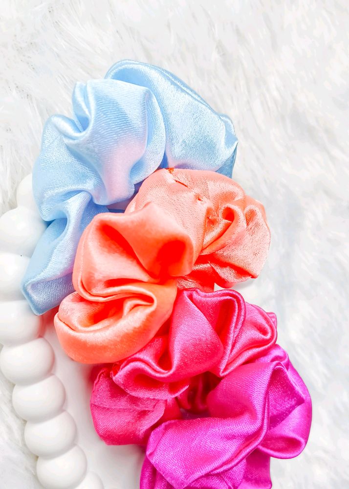 Hair Scrunchies Set Of Four