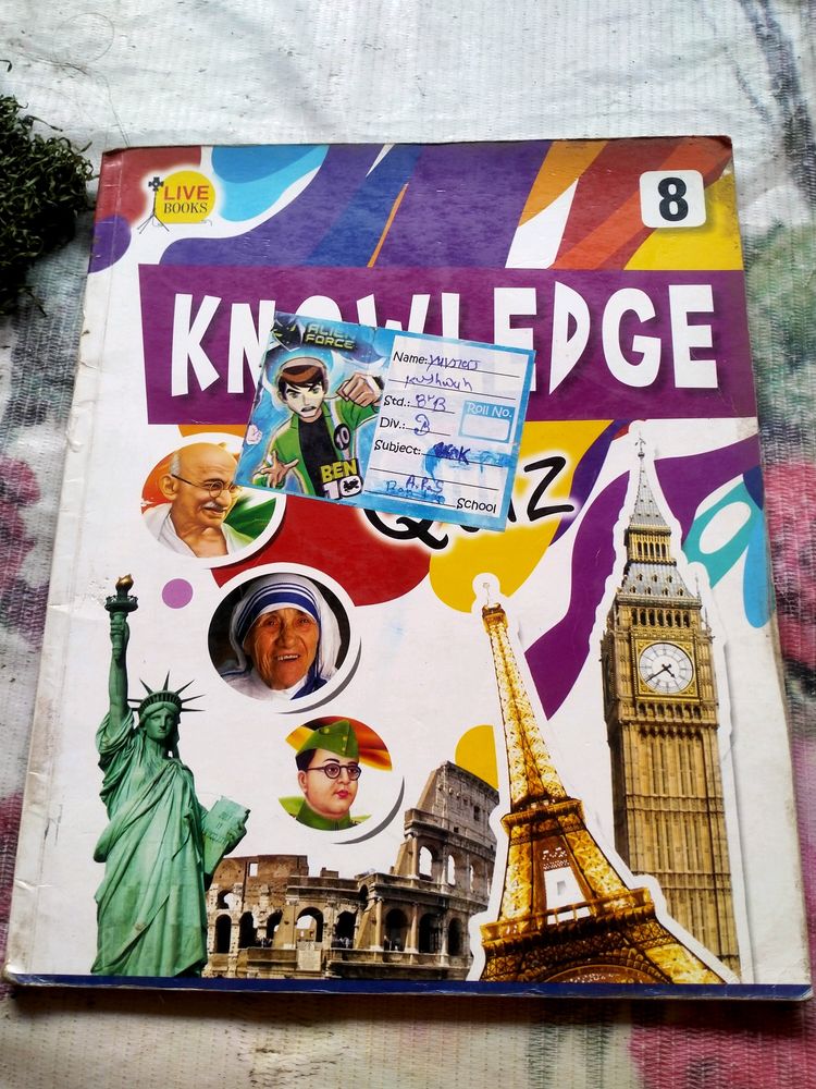 Knowledge Quiz GK Book Class 8th