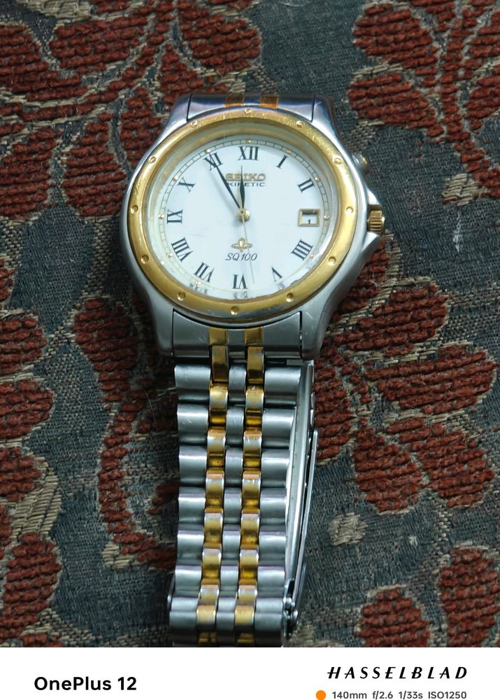 VINTAGE SEIKO KINETIC SQ100 WATCH