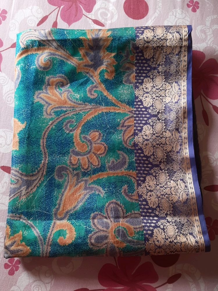 Silk Meenakari Border