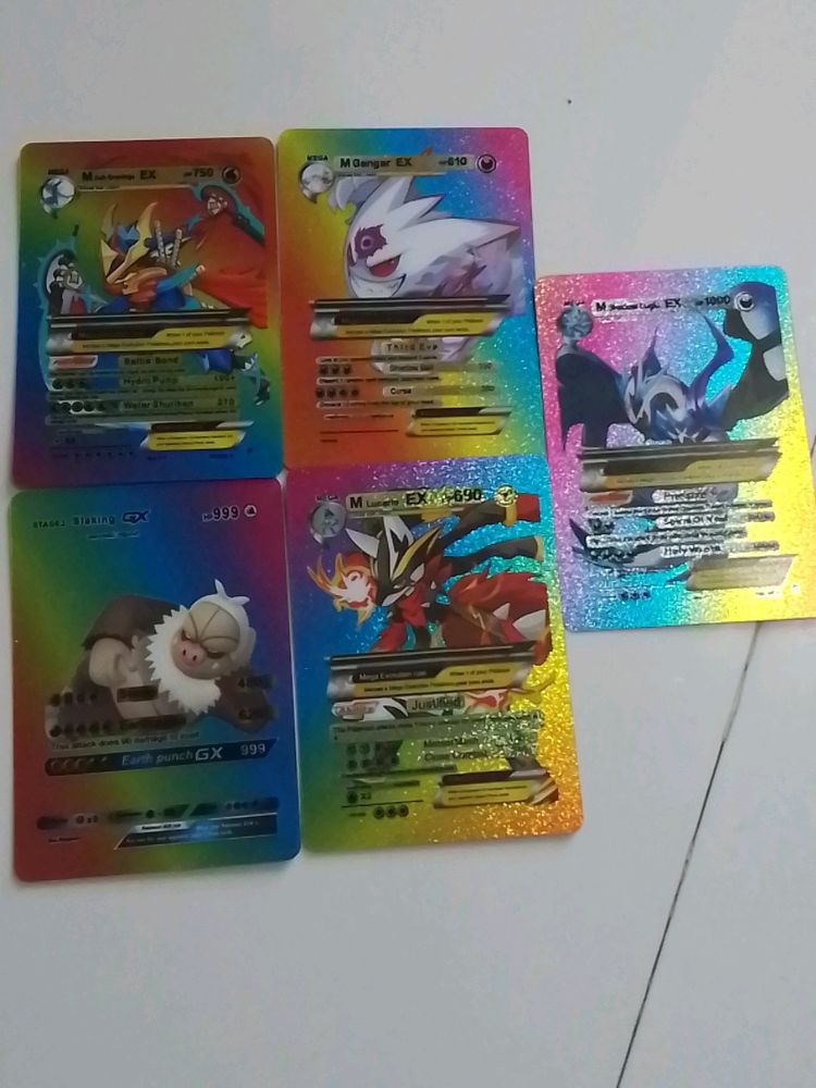 Rainbow Pokemon Card