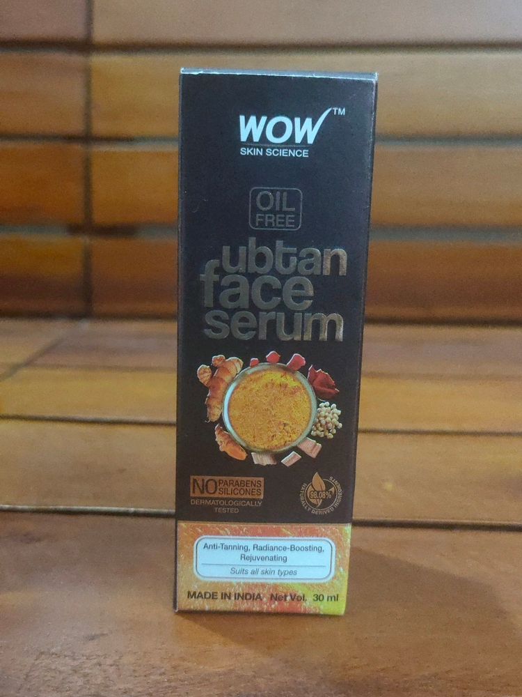 Wow Ubtan Face Serum