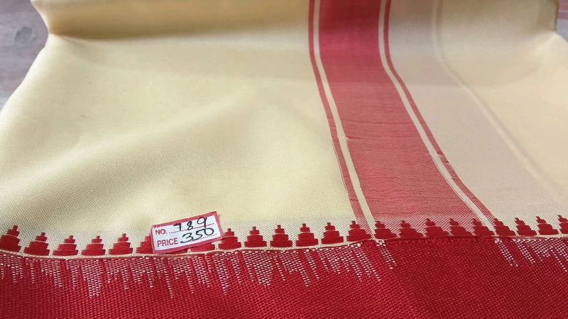 Lal Pard Sada Sarees Specially For Puja