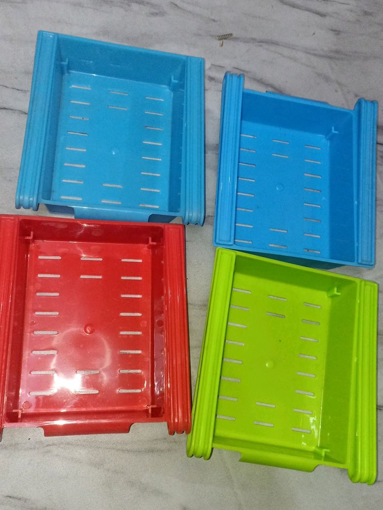 Set Of 4 Fridge Trays