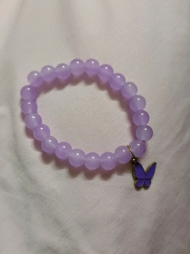 purple butterfly bracelet