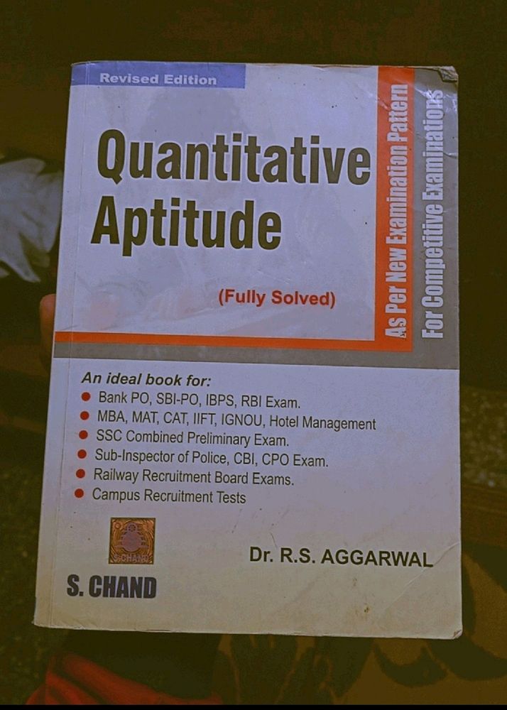 Rs Agarwal Arithmetic Book