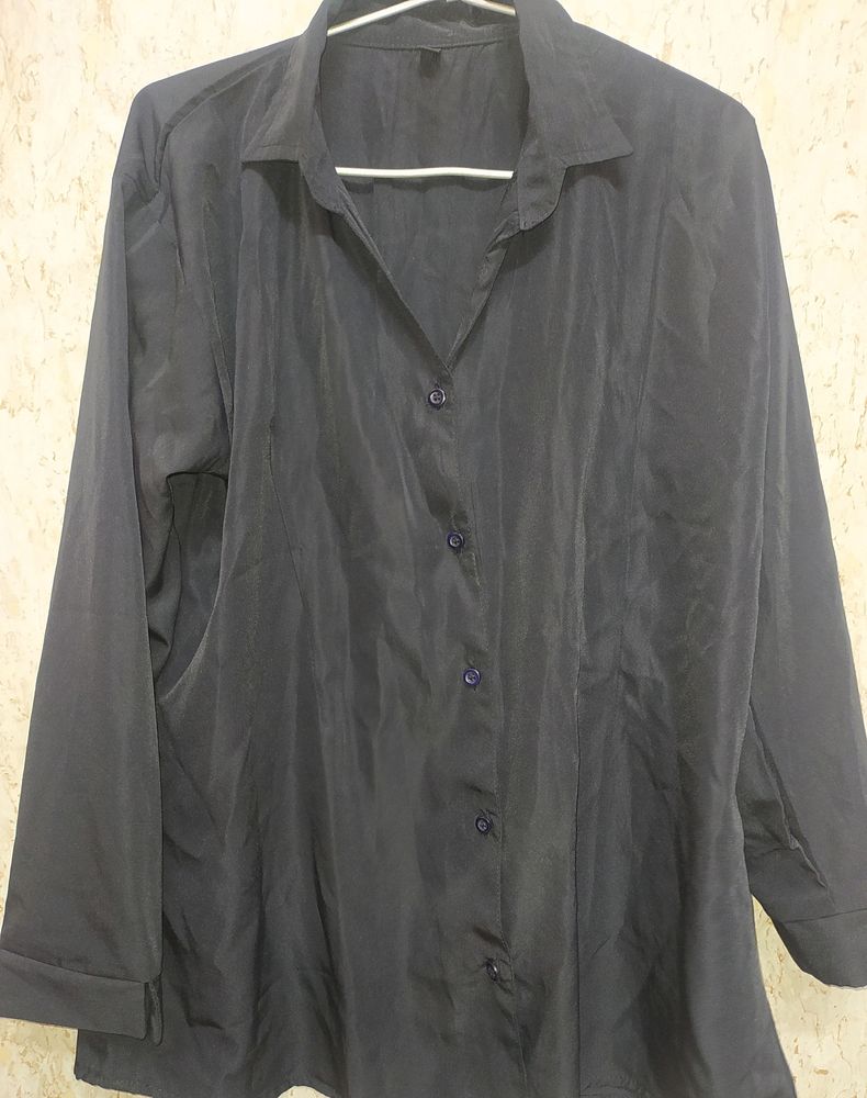 XXL Black Formal Shirt