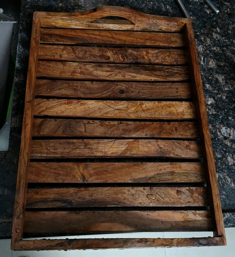 1 Negotiable Wooden Tray Large Size