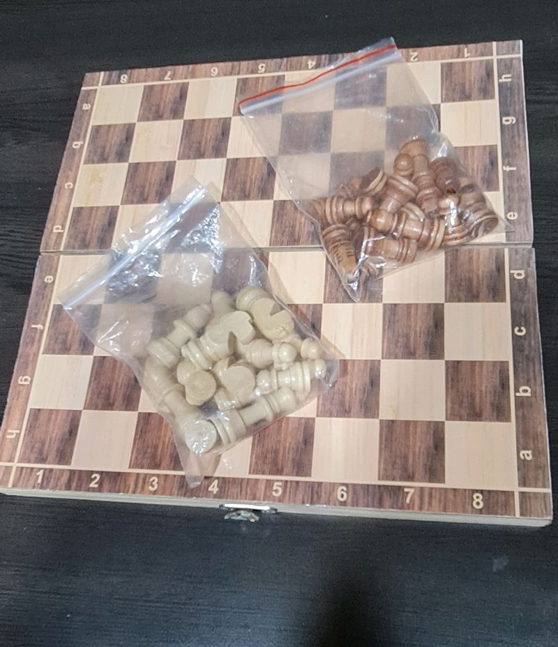 Wooden Folding Chess Board