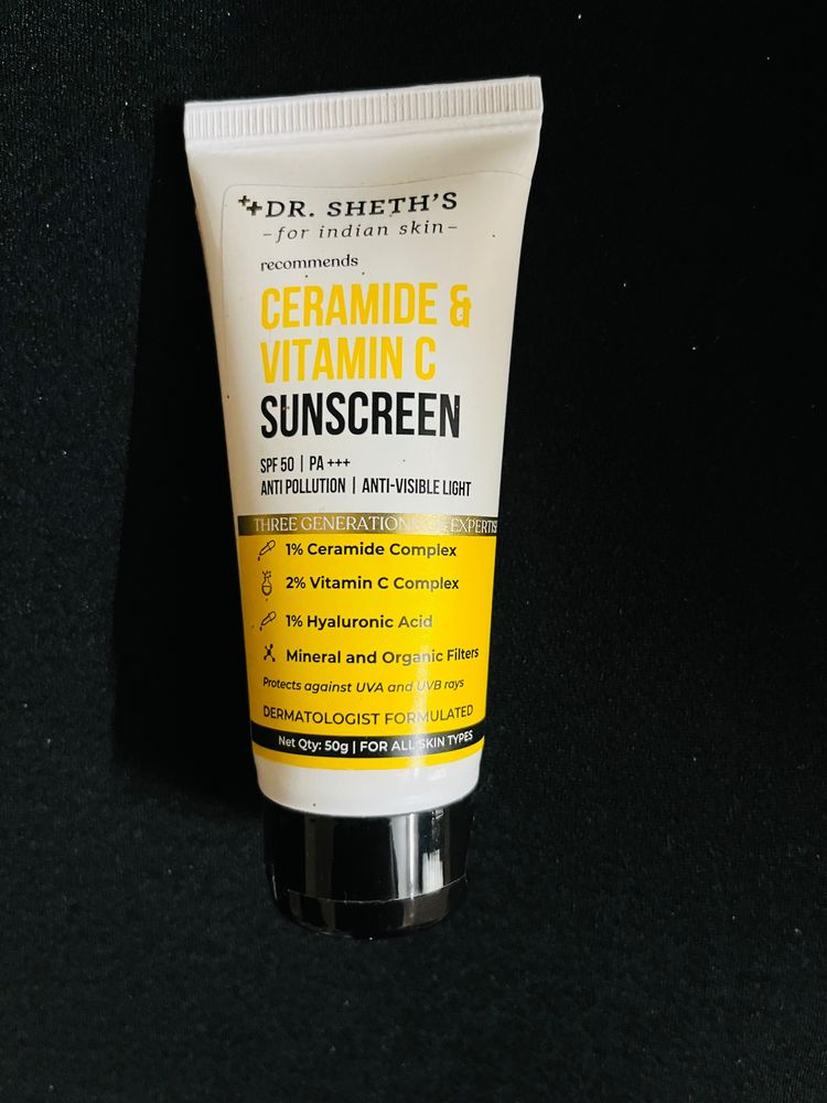 Dr sheths Ceramide And Vitamin C Sunscreen