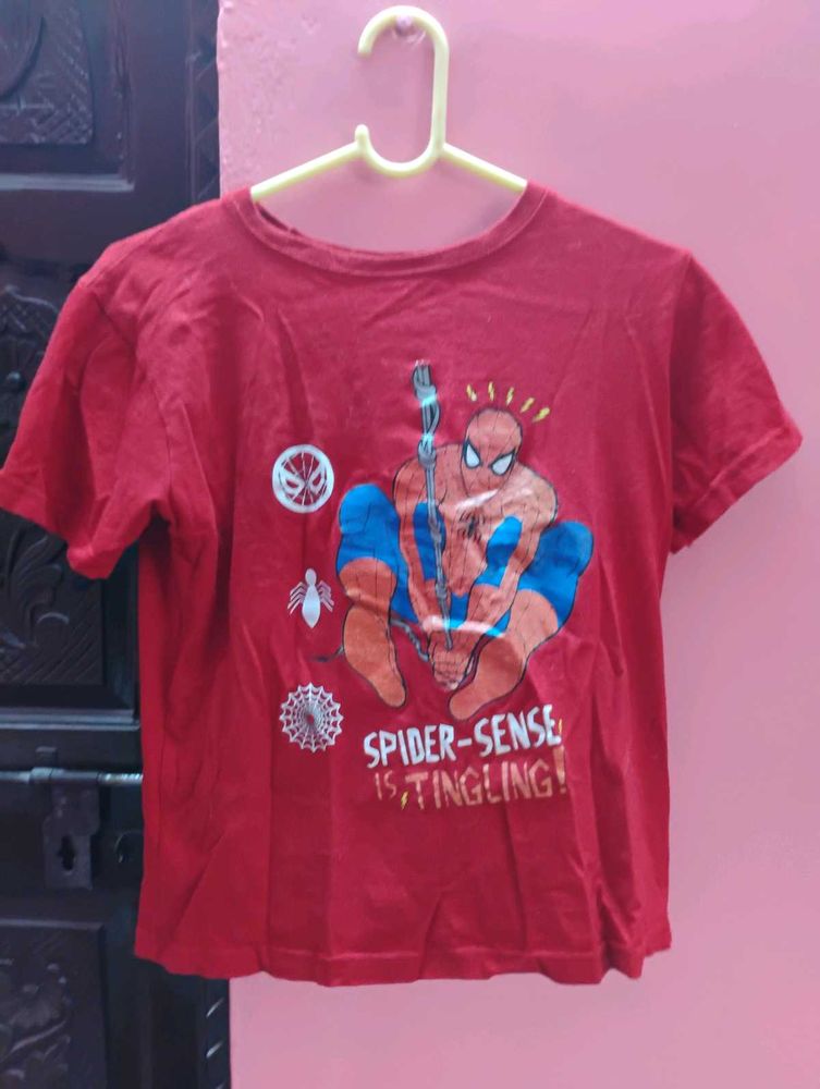 Kids Spiderman T Shirt