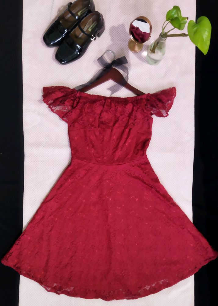 Red Lace Dress