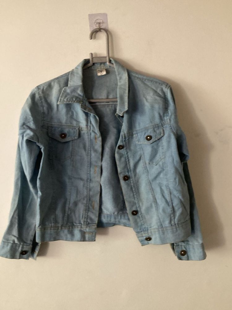 blue denim jacket