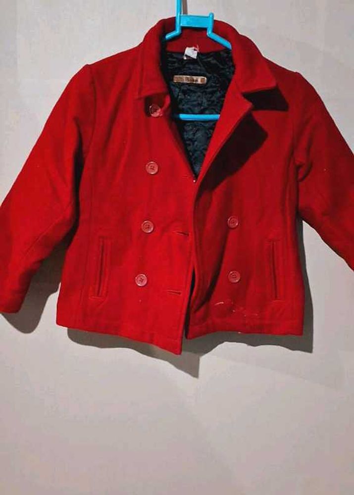 Red Short Blazer