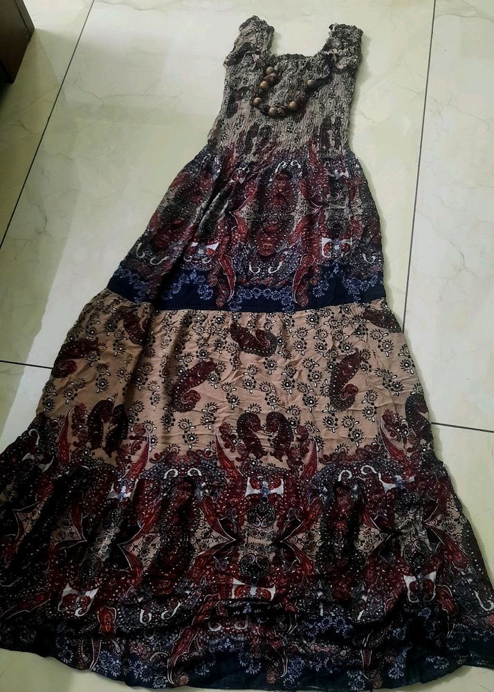 Vintage Japanese Art Classic Gown