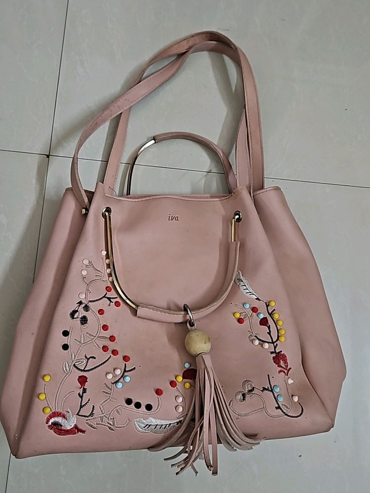 Cute Pink Handbag Used Once