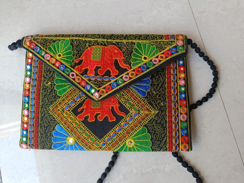 Rajasthani Hand Embroidery Bag