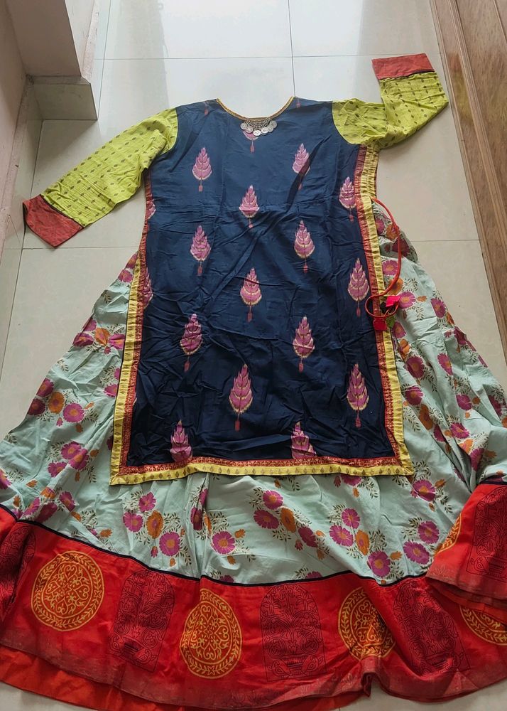 Long Anarkali Gown